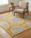 Arcadia Rugs Collection Area Rug -  Atlantis (Orange) Square Orange  lifestyle 38