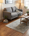 Bloomsbury Elegance Collection Area Rug -  Pimlico Rectangle Gray  lifestyle 42