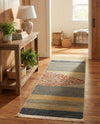 Zagros Oasis Collection Area Rug -  Kermanshah Runner Blue  lifestyle 69