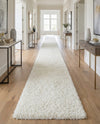 Plush Oasis Collection Area Rug - Serenity (Snow White) Runner Snow White  lifestyle 65