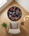 Brighton Terrace Collection Area Rug -  Roedean Round Navy Blue  lifestyle 63