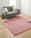 Alpine Plush Collection Area Rug -  Cortina (Dusty Rose) Square Dusty Rose  lifestyle 29