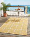 Seaside Haven Rugs Collection Area Rug - Sapphire (Yellow) Rectangle Yellow  lifestyle 11