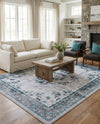 Geneva Terrace Collection Area Rug -  Yverdon Rectangle Gray  lifestyle 40