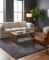 Trellis Haven Collection Area Rug - Havenwood Rectangle Dark Gray  lifestyle 48