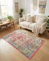 Arcadia Rugs Collection Area Rug -  Shangri-La Rectangle Pink  lifestyle 28