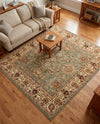 Jaipur Elegance Collection Area Rug -  City Square Light Green  lifestyle 75