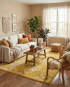 Brighton Terrace Collection Area Rug -  Rottingdean (Yellow) Rectangle Yellow  lifestyle 8
