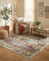 Savannah Soiree Collection Area Rug -  Everglade (Ivory) Square Ivory  lifestyle 38