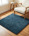 Alpine Plush Collection Area Rug -  Cortina (Marine Blue) Square Marine Blue  lifestyle 21