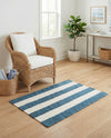 Martha's Vineyard Blueprints Collection Area Rug - Edgartown Rectangle Sky blue  lifestyle 61