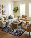 Georgetown Rugs Collection Area Rug - Dupont (Navy Blue) Rectangle Navy Blue  lifestyle 20