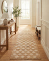 Benares Handwoven Jute Collection Area Rug -  Bodhi Runner Ivory and Beige  lifestyle 75