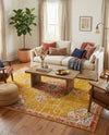Brighton Terrace Collection Area Rug - Hove (Gold) Rectangle Gold  lifestyle 16