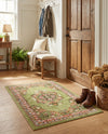 Geneva Terrace Collection Area Rug -  Yverdon Rectangle Green  lifestyle 59