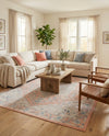 Savannah Series Collection Area Rug - Charleston (Powder Pink) Rectangle Powder Pink  lifestyle 11