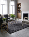 Trellis Haven Collection Area Rug - Havenwood Rectangle Dark Gray  lifestyle 18