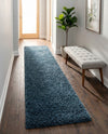 Alpine Plush Collection Area Rug -  Cortina (Marine Blue) Runner Marine Blue  lifestyle 30
