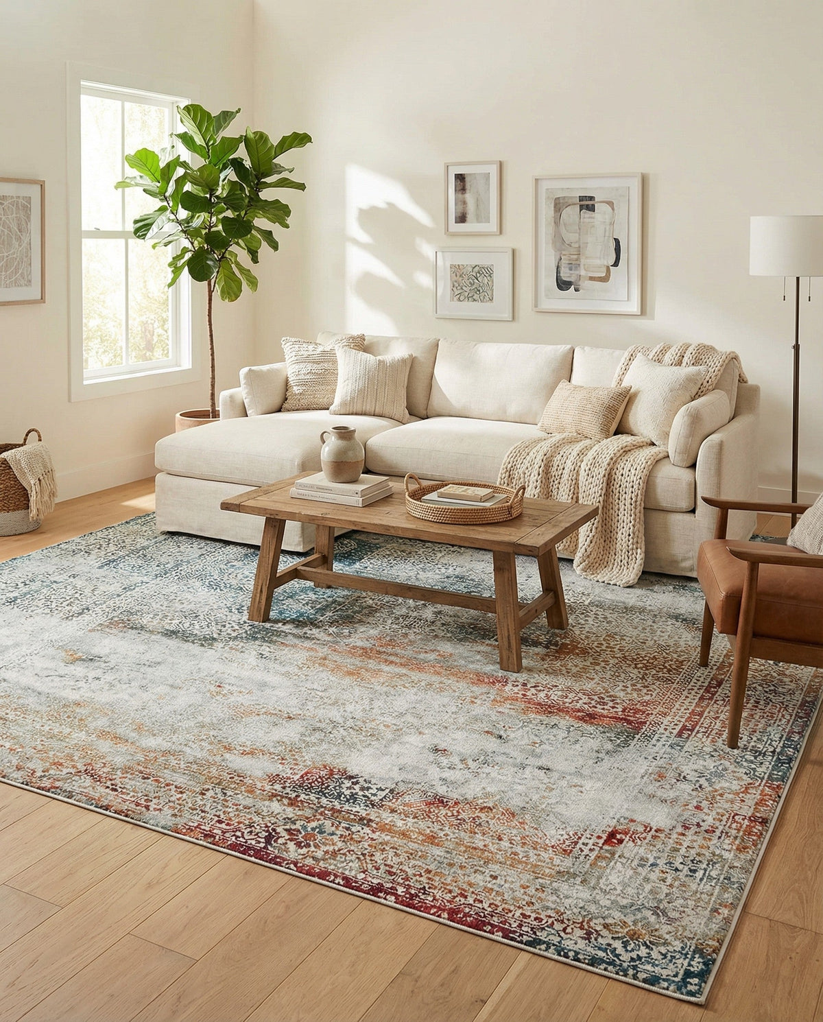 Caribbean Breeze Collection Area Rug -  Yucatan Rectangle Multi  lifestyle 26