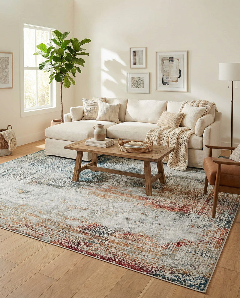 Caribbean Breeze Collection Area Rug -  Yucatan Rectangle Multi  lifestyle 26