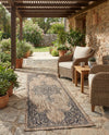 Patio Heritage Collection Area Rug -  Charleston (Beige) Runner Beige  lifestyle 61