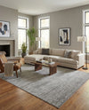 Bloomsbury Elegance Collection Area Rug -  Kensington (Gray) Rectangle Gray  lifestyle 7