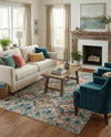 Savannah Elegance Collection Area Rug -  Forsyth Rectangle Multi  lifestyle 30