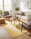 Dover Terrace Collection Area Rug - Marina (Yellow) Rectangle Yellow  lifestyle 13