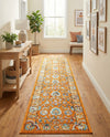 Adriana Terrace Collection Area Rug -  Positano (Orange) Runner Orange  lifestyle 66