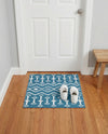 Marrakech Lattice Collection Area Rug - Medina (Blue) Rectangle Blue  lifestyle 21