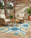 Urban Terrace Collection Area Rug -  Deck Rectangle Cream  lifestyle 55