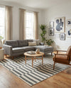 Soho Elegance Collection Area Rug -  Hudson (Dark Gray) Rectangle Dark Gray  lifestyle 17