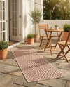 Urban Oasis Rugs Collection Area Rug -  Rooftop (Rust Red) Runner Rust Red  lifestyle 54