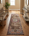 Eden Oasis Collection Area Rug -  Tranquility (Chocolate Brown) Runner Chocolate Brown  lifestyle 46