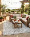 Urban Oasis Rugs Collection Area Rug -  Penthouse (Gray) Rectangle Gray  lifestyle 27