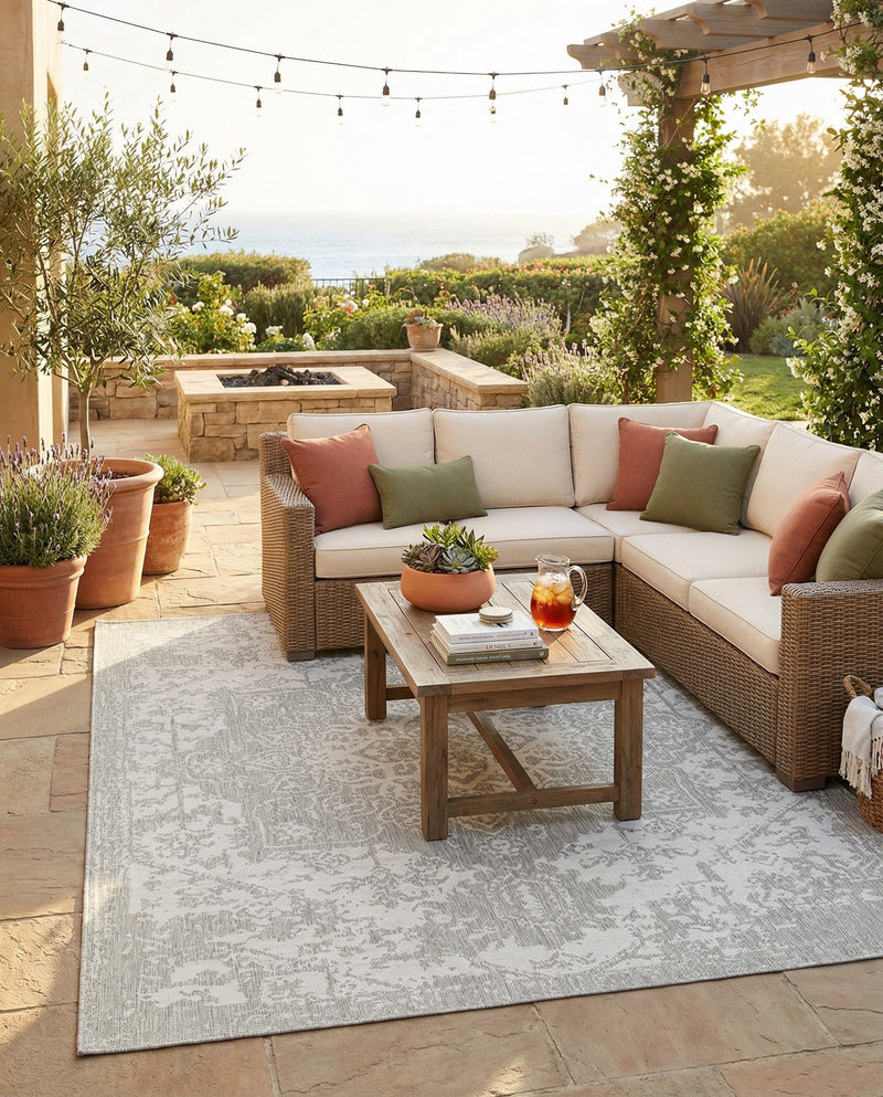Urban Oasis Rugs Collection Area Rug -  Penthouse (Gray) Rectangle Gray  lifestyle 27