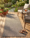 Seaside Serenity Collection Area Rug - Veranda (Light Brown) Runner Light Brown  lifestyle 37