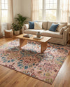 Savannah Elegance Collection Area Rug -  Forsyth Rectangle Pink  lifestyle 10
