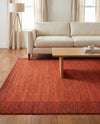 Studio Haven Collection Area Rug -  Conservatory (Terracotta) Square Terracotta  lifestyle 55