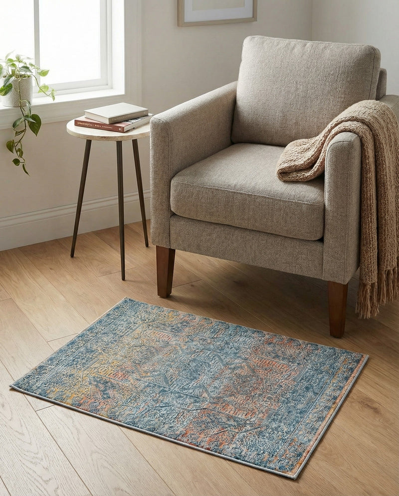 Coastal Haven Collection Area Rug -  Oceania Rectangle Multi  lifestyle 19