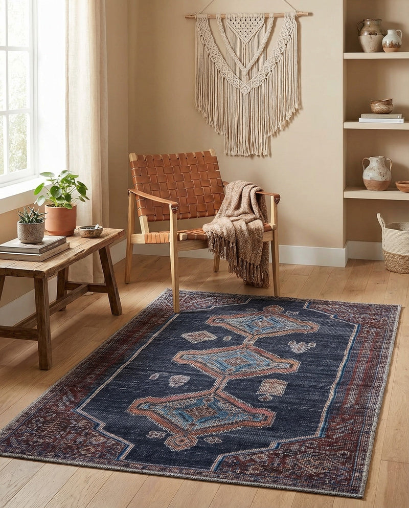 Rovaniemi Collection Area Rug - Lapland Rectangle Charcoal and Gray  lifestyle 5