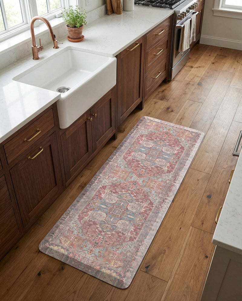 Cozy Mat Collection Area Rug -  Utopia Rectangle Antique Red  lifestyle 10