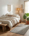 Woven Seaside Jute Collection Area Rug - Savannah (Gray) Rectangle Gray  lifestyle 11