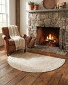 Woven Seaside Jute Collection Area Rug - Savannah (White) Hearth White  lifestyle 60