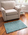 Alpine Plush Collection Area Rug -  Cortina (Aqua) Rectangle Aqua  lifestyle 22