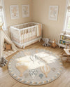 Wonder Tykes Collection Area Rug -  Joyscape Round Multi  lifestyle 69