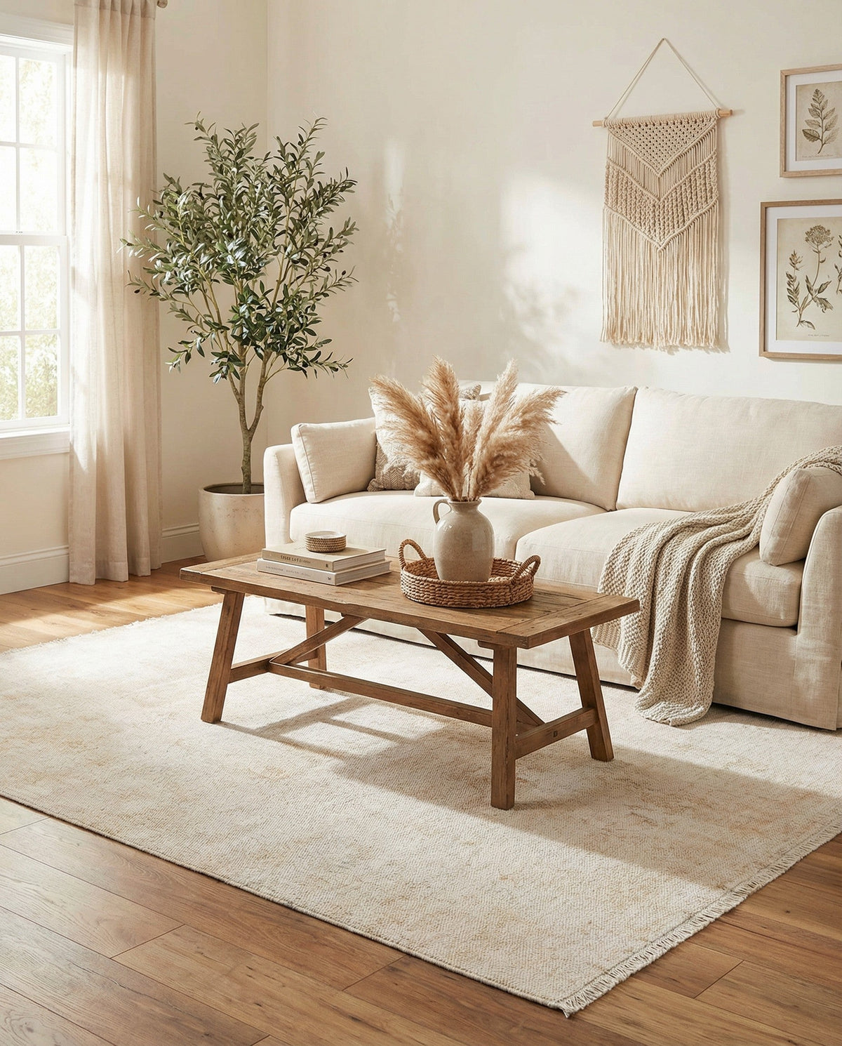 Bazaar Chic Collection Area Rug -  Agadir Rectangle Ivory  lifestyle 10