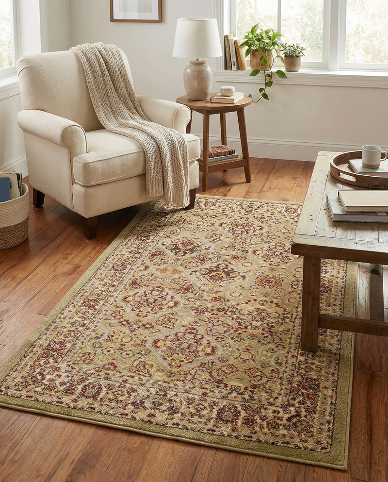 Jaipur Elegance Collection Area Rug -  Sawai Rectangle Light Green  lifestyle 16
