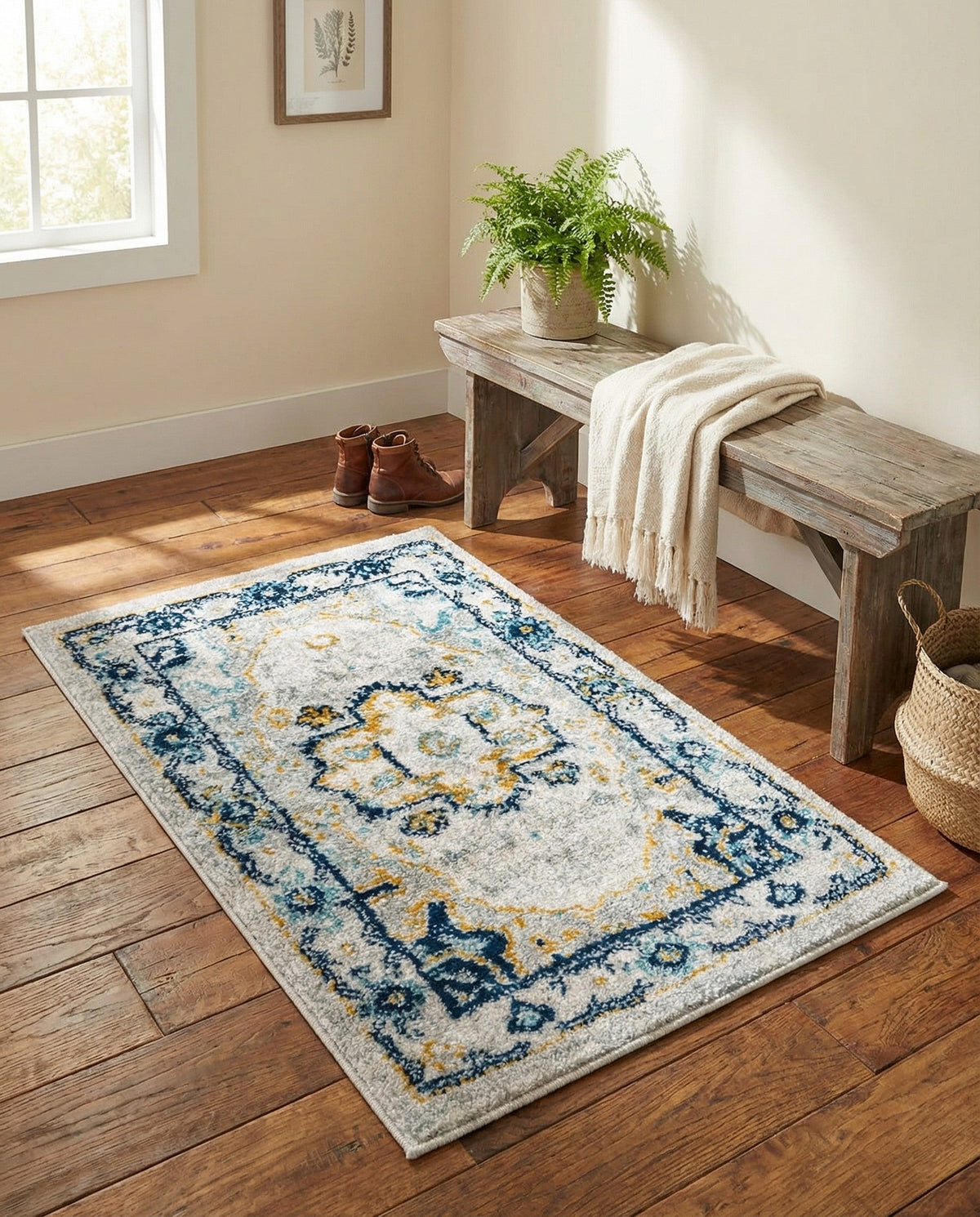 Parisian Elegance Collection Area Rug - Versailles (Gray) Rectangle Gray  lifestyle 11