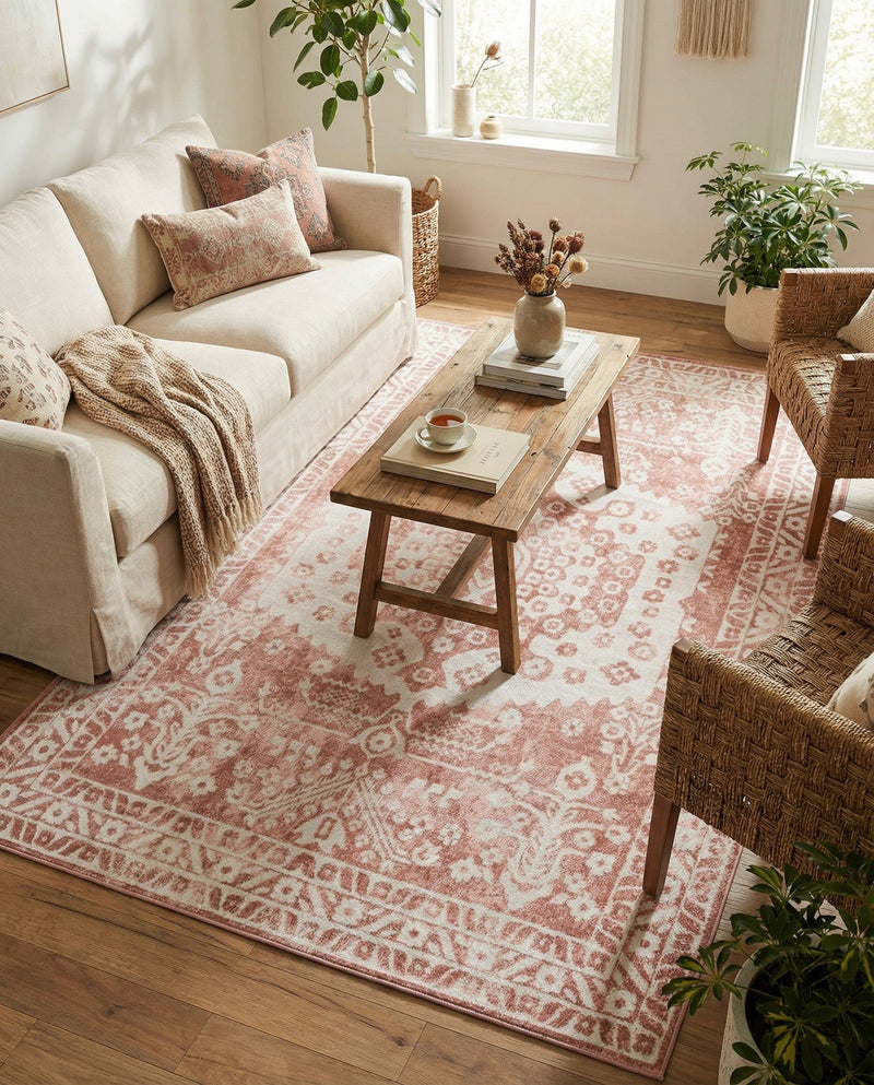 Cambridge Classics Collection Area Rug -  Pembroke (Pink) Rectangle Pink  lifestyle 19